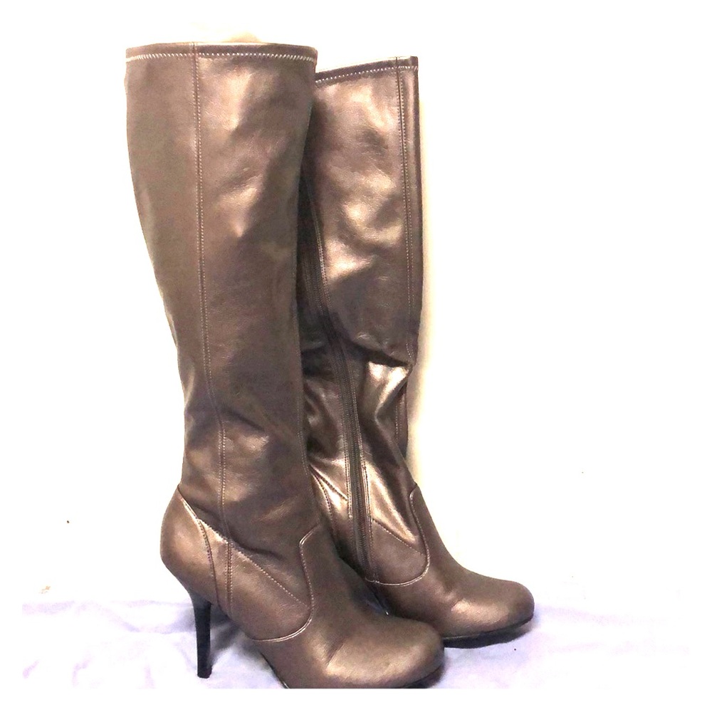 Jessica Simpson Pewter Knee High Boots